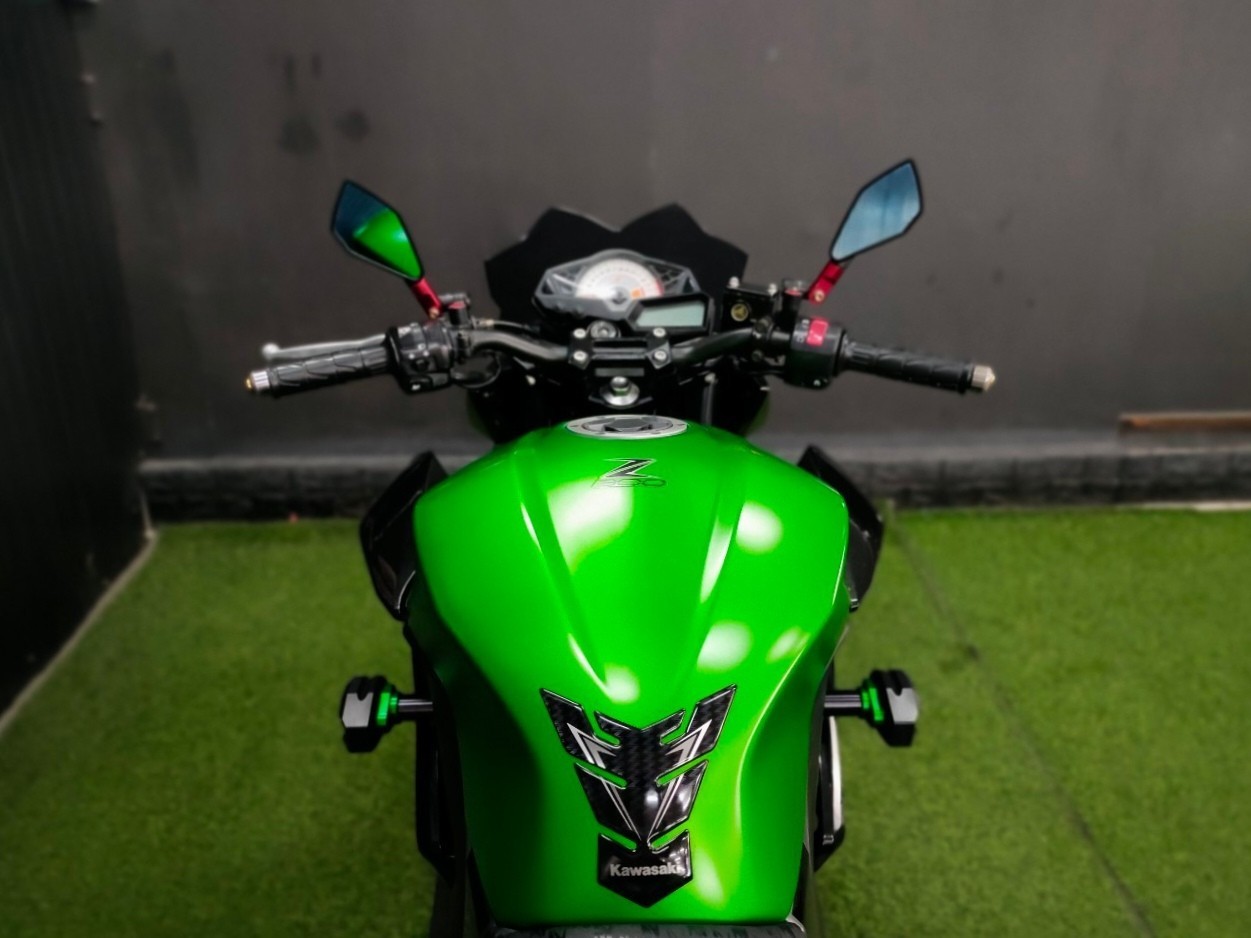 💥ไม่ต้องดาวน์+ไม่ต้องค้ำ...ผ่อนเบาๆ💥 รถบ้านแท้ใช้งานน้อย Kawazaki Z300abs จดปี 2017 ไมล์9พันสวยๆใสๆ