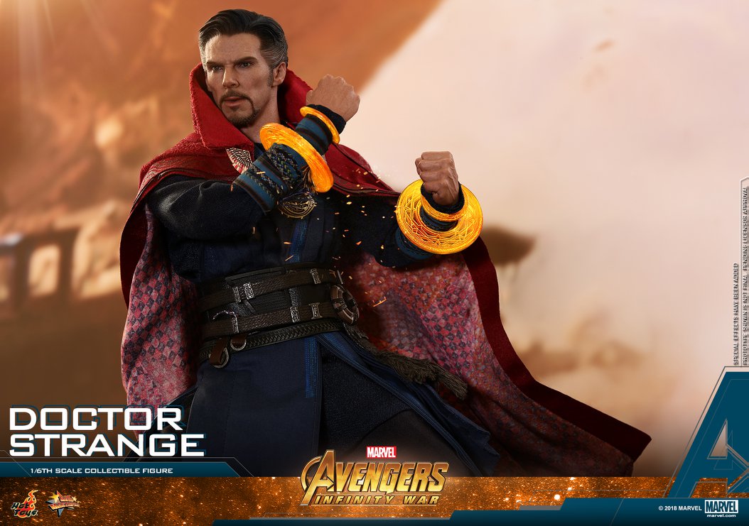 Hot Toys MMS484 AVENGERS INFINITY WAR - DOCTOR STRANGE + DJ-CUSTOM AS001 1/6 THE IMAGES OF IKKON