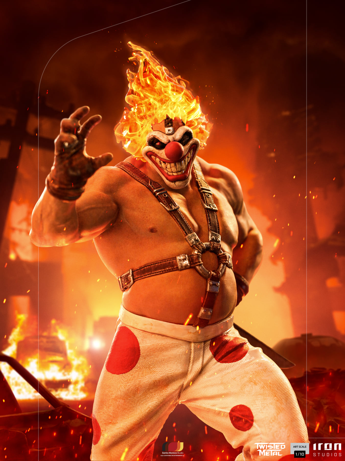 Iron Studios Art Scale 1/10 Twisted Metal - Sweet Tooth Needles Kane