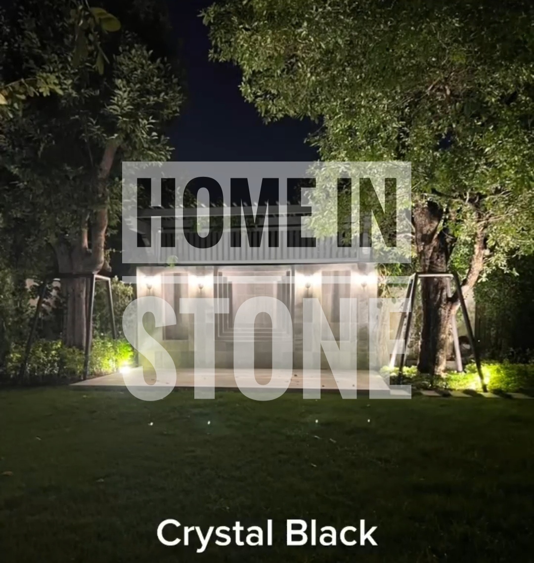Crystal Black 30x60cm Stone for pool