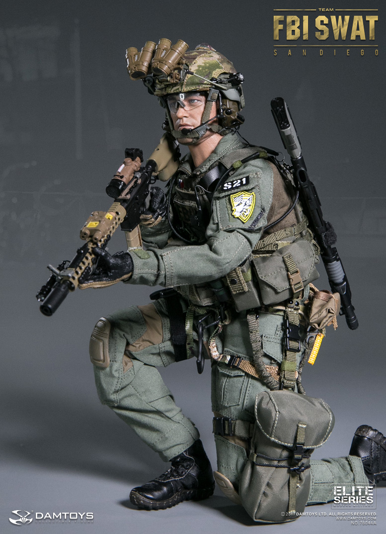 DAMTOYS No.78044 FBI SWAT TEAM AGENT - SAN DIEGO