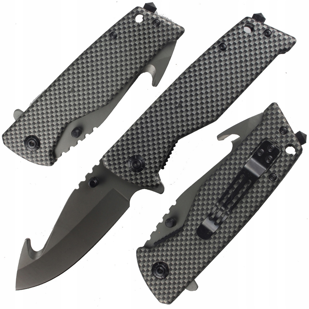 มีดพับ Beretta X23 ขนาด 7.9 นิ้ว (20 ซม.) - ด้ามสีดำ