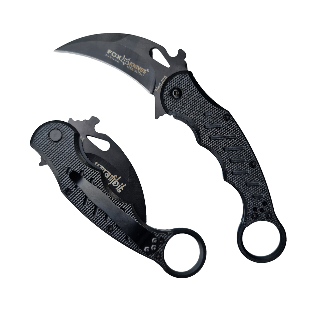 มีดพับ มีดคารัมบิต FOX KNIVES FX-478 Karambit Knives ขนาด 7.8 นิ้ว (19.7 ซม.)