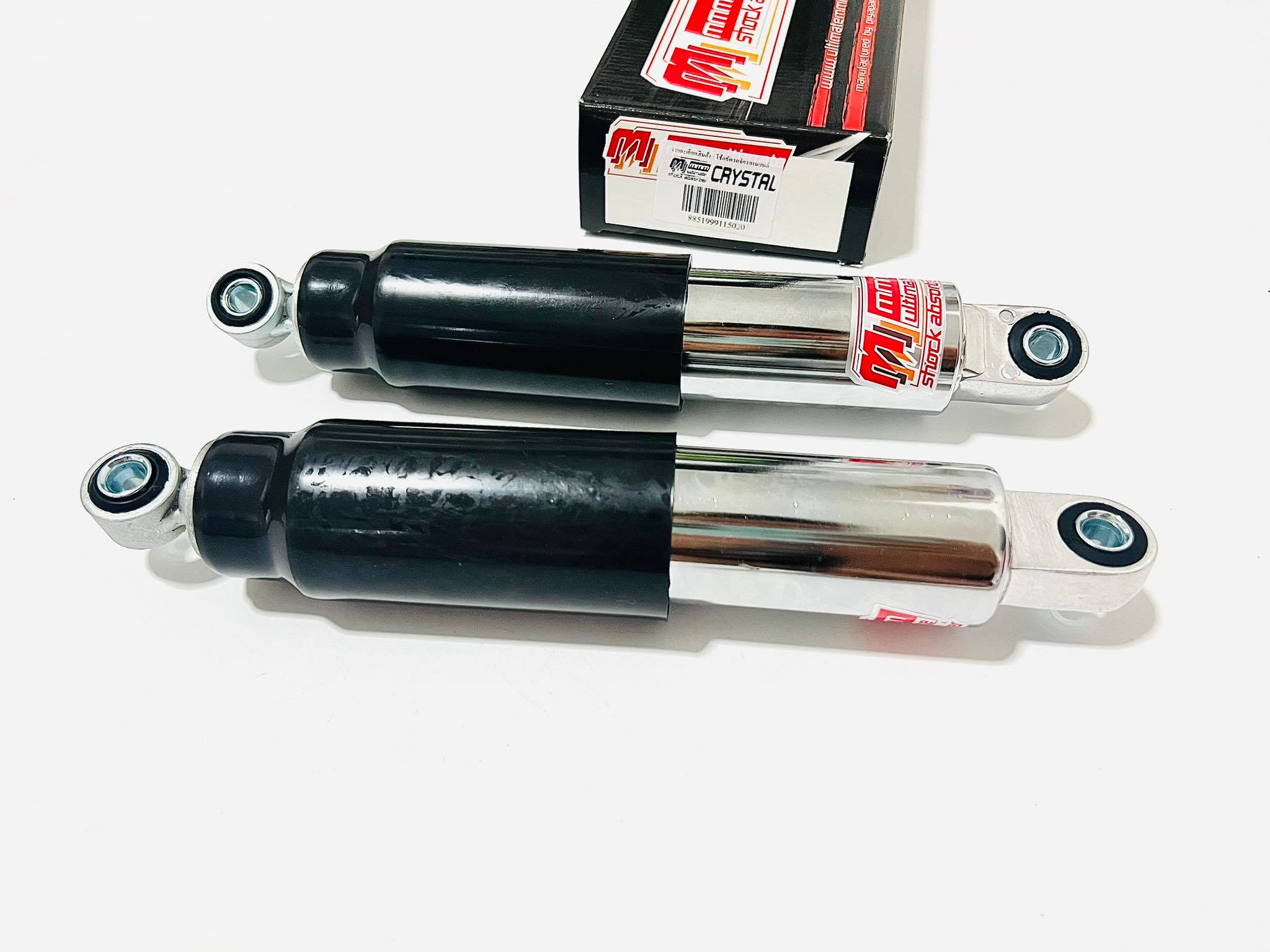 โช๊คหลังRC110 คริสตัล แบบเดิมปลอกดำ