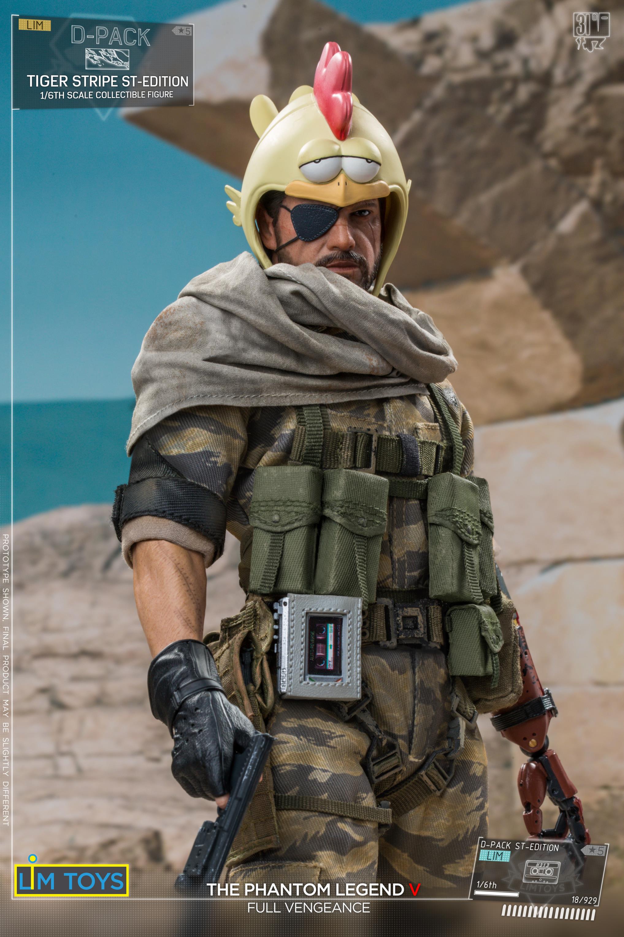 LIM TOYS 004 THE PHANTOM LEGEND V : FULL VENGEANCE - D-PACK 1/6 TIGER STRIPE ST-EDITION