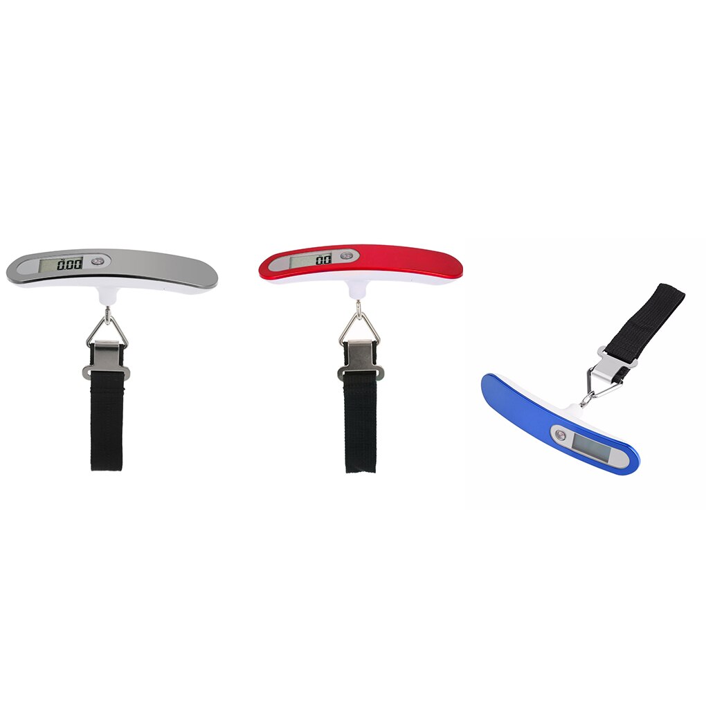 เครื่องชั่งกระเป๋าเดินทาง ตรา Weiheng รุ่น WH-A20 ห่วงผ้า (เทา, น้ำเงิน แดง) พิกัด 50 กก.