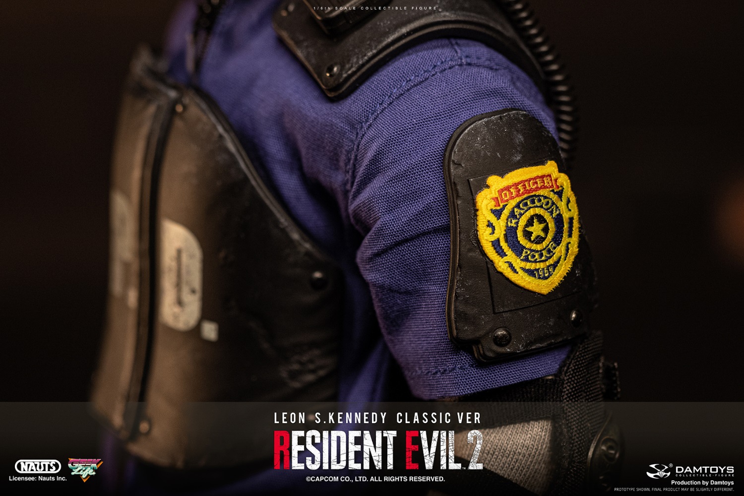 DAMTOYS DMS037 1/6 RESIDENT EVIL 2 - LEON S.KENNEDY (CLASSIC VER)