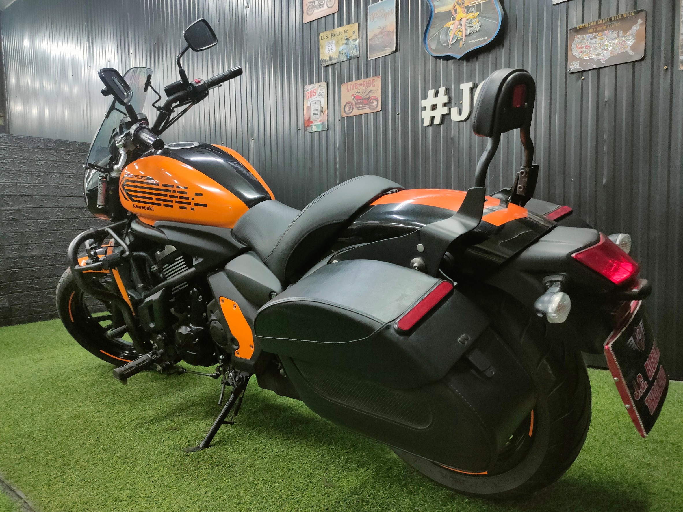 🏍 แต่งสไตล์ฮาเล่ย์มาเลยจ้าคันนี้....🤗 Vulcan650s Cafe จดปี 2019 ไมล์9พันโล หาอยู่ต้องโดนแล้ว‼️ 💨