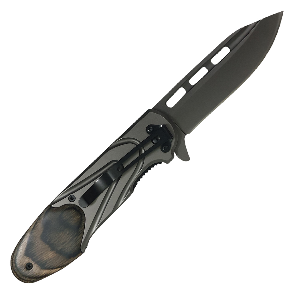 มีดพับ BROWNING X56 ขนาด 8.7 นิ้ว (22 ซม.) ด้ามเข้าประกับไม้