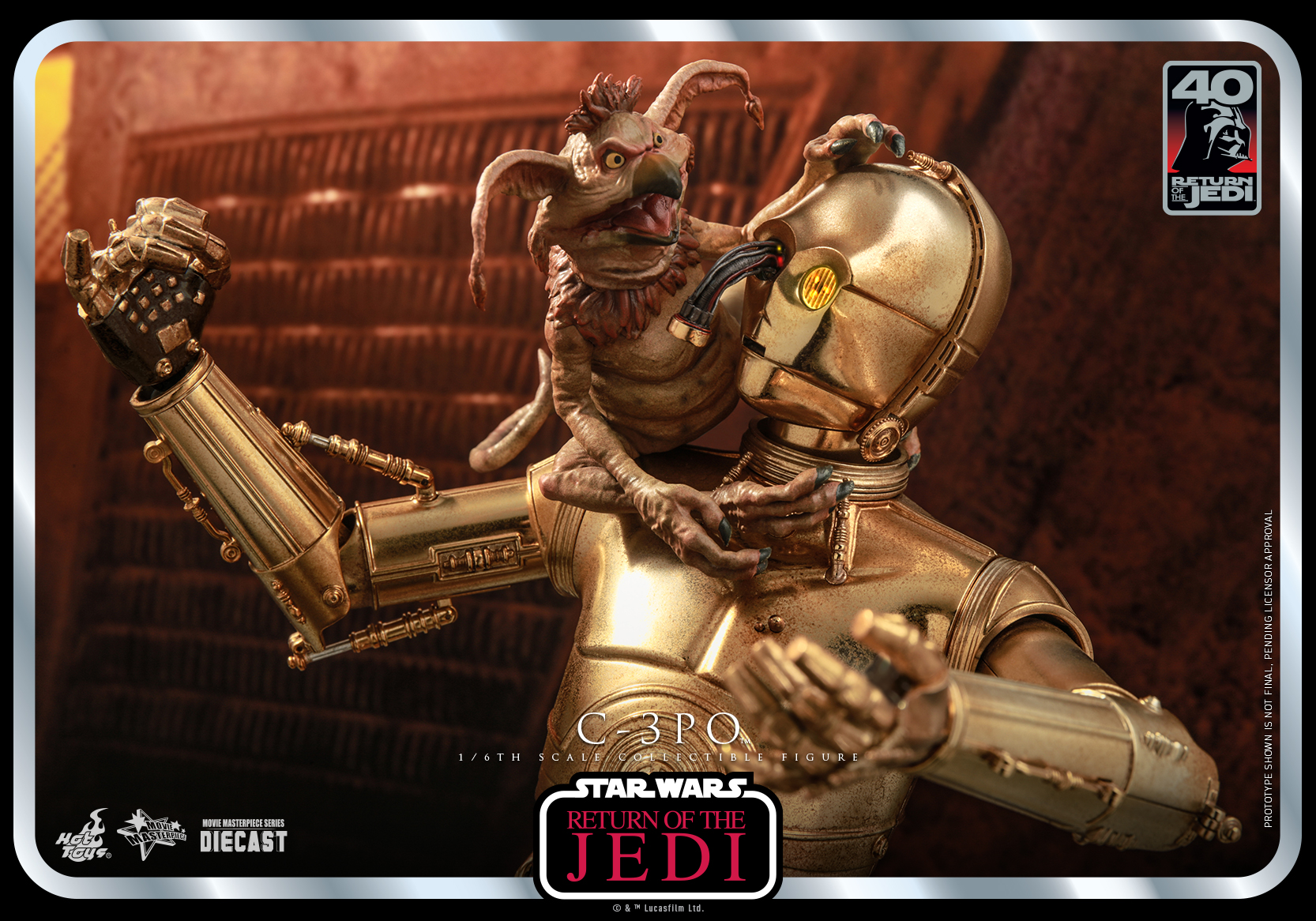 Hot Toys MMS701D56 1/6 Star Wars Episode VI: Return of the Jedi™ - C-3PO™
