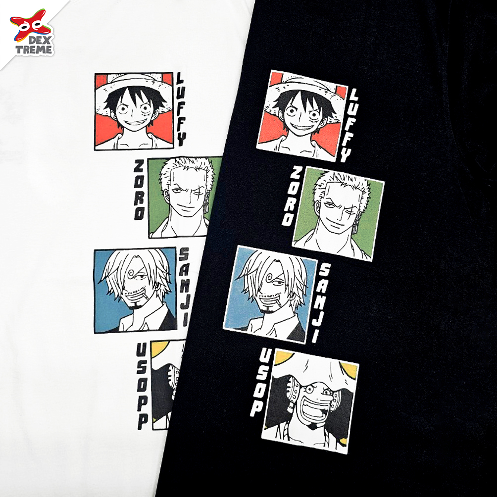เสื้อวันพีซ Tees OP Luffy,Zoro,Sanji,Usopp