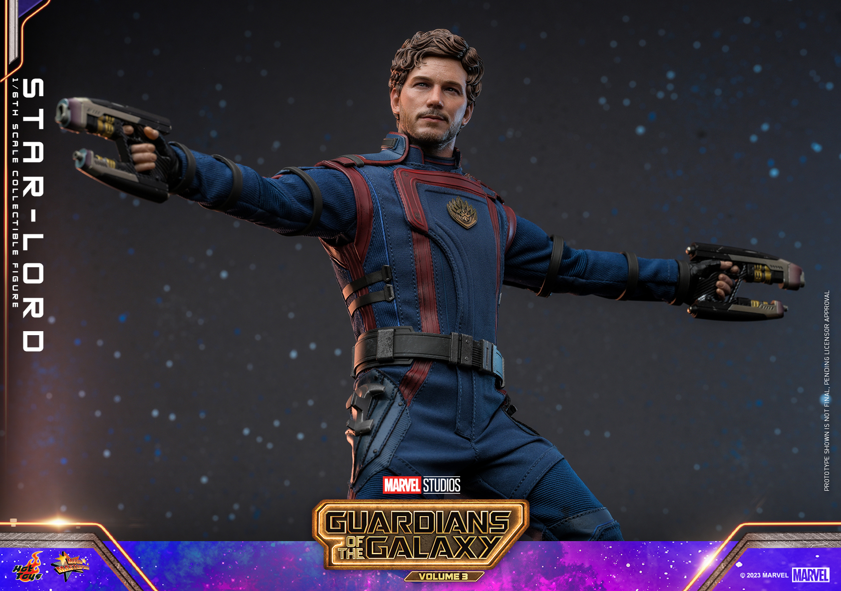 Hot Toys MMS709 1/6 Guardians of the Galaxy Vol. 3 - Star-Lord