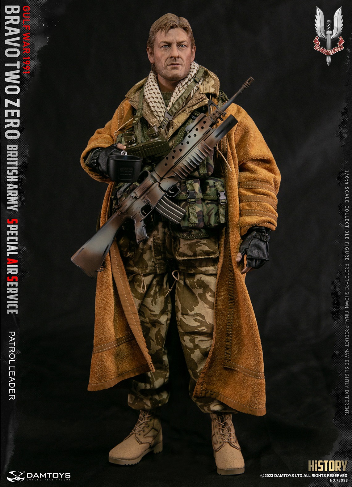 DAMTOYS 78098 1/6 "Bravo Two Zero" British Army Special Air Service (SAS) Patrol Leader