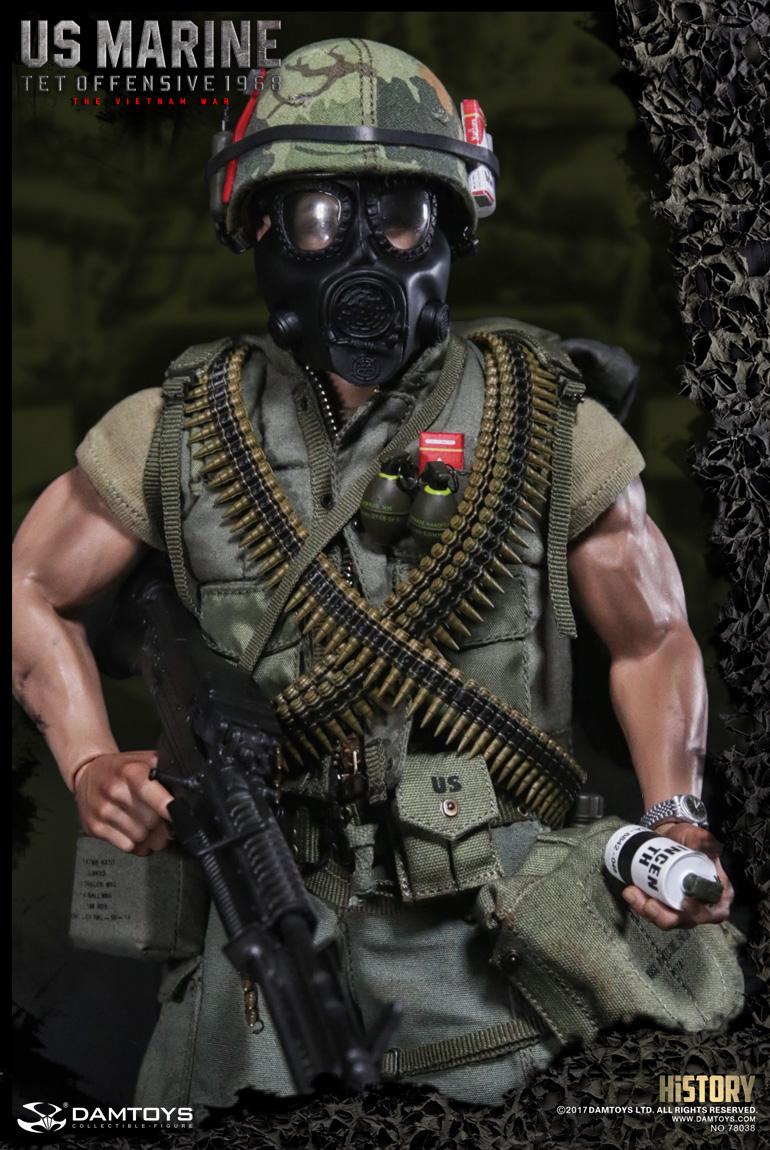 DAMTOYS 78038 HISTORY SERIES 16 U.S.MARINE (TET OFFENSIVE,1968) - VIETNAM WAR