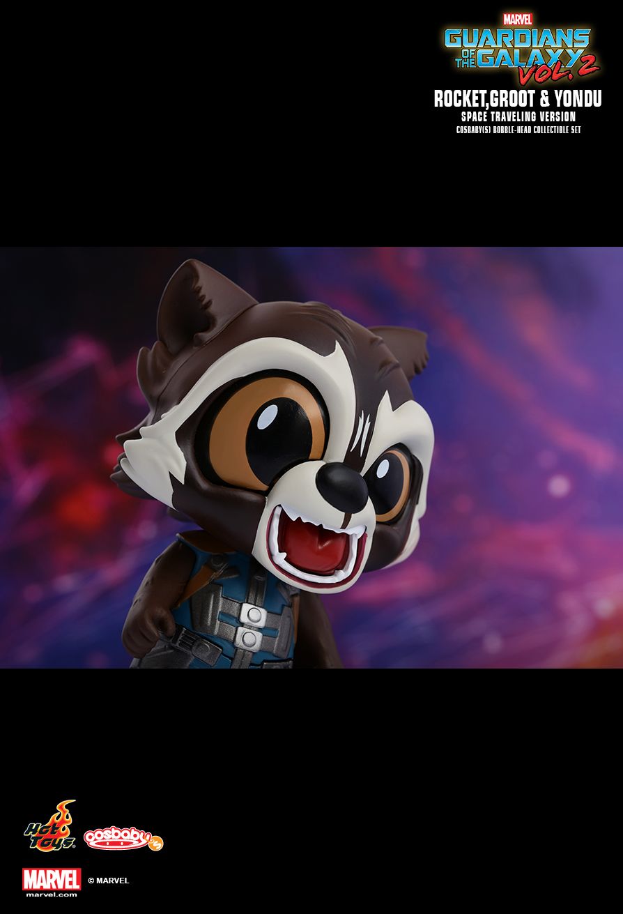 Hot Toys COSB389 GUARDIANS OF THE GALAXY VOL.2 - ROCKET, GROOT & YOUDU