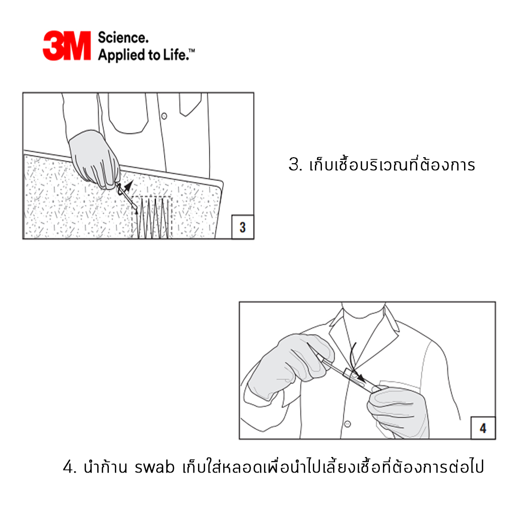 ชุดเก็บตัวอย่างเชื้อ Swab test-Neogen™ Swab-Sampler with Buffered Peptone Water Broth 10ml (100ก้าน/pkg)