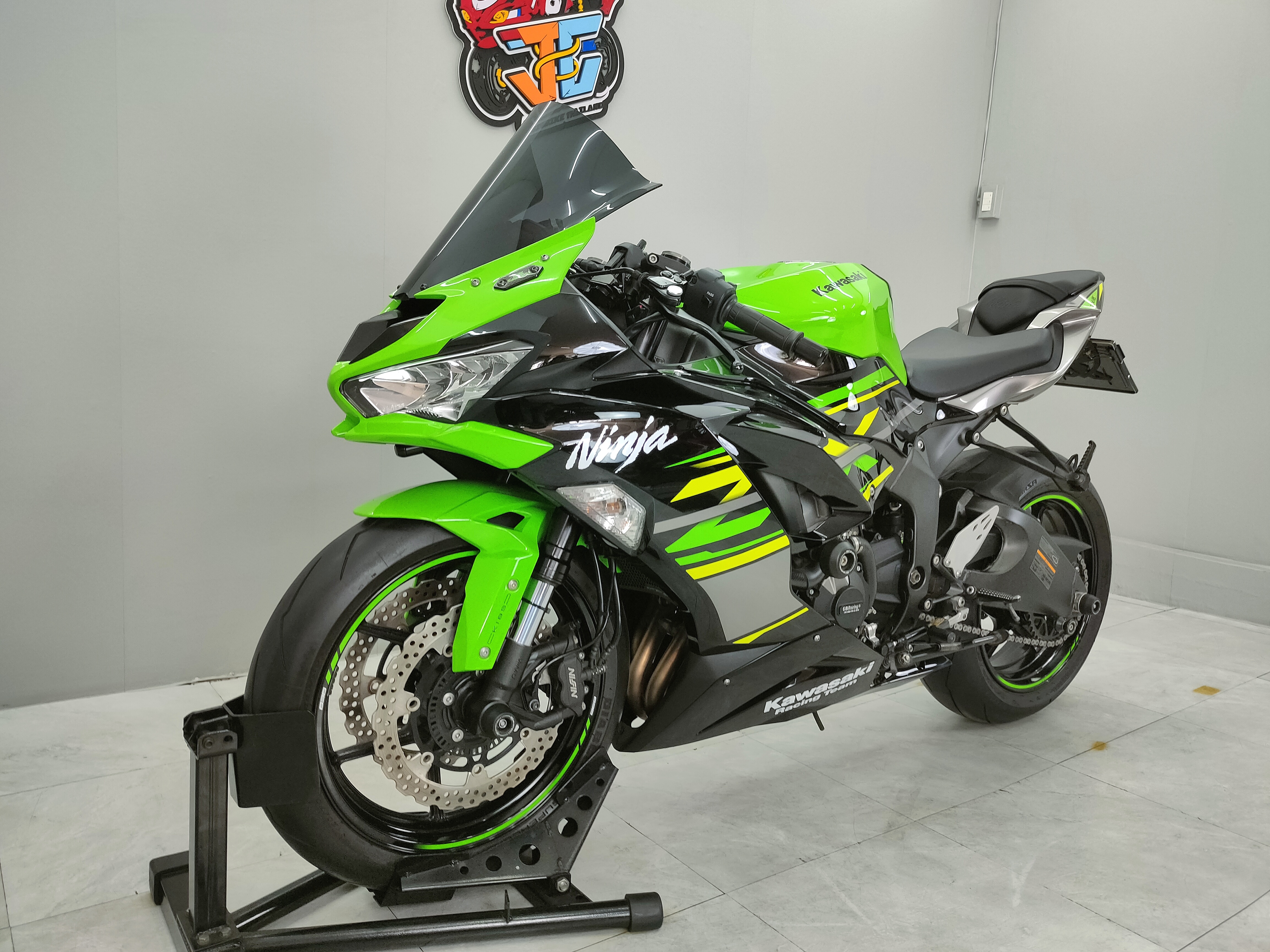 สีเด็ด สายเขียว เสียวทุกโค้ง 😁 KAWASAKI ZX6R จดปี 2019 ทรงโคตรดีสวยใสไร้รอย‼️