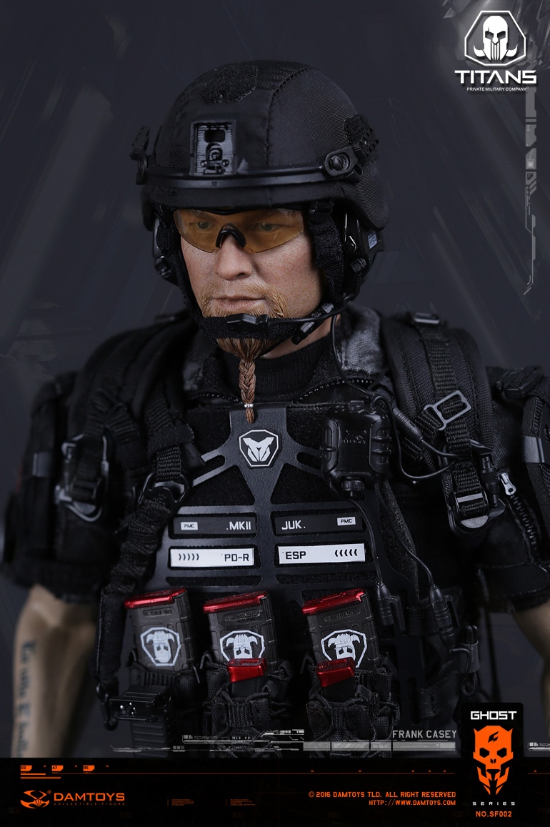 DAMTOYS No.SF002 GHOST SERIE - TITANS PMC Frank Casey