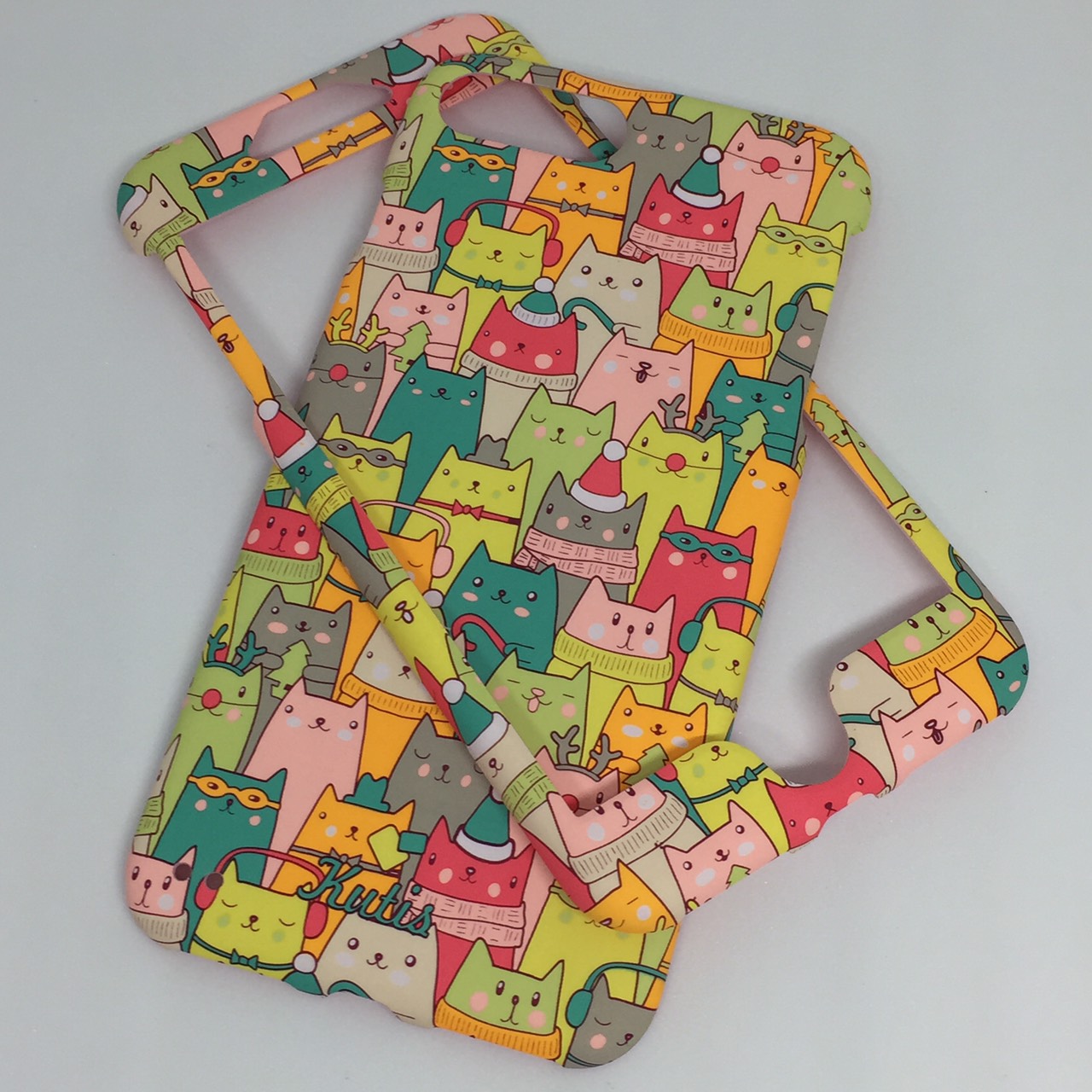 เคสคูทิส (Kutis) ไอโฟน7พลัส,8พลัส(ลายแมวเล็กใส่หมวก)