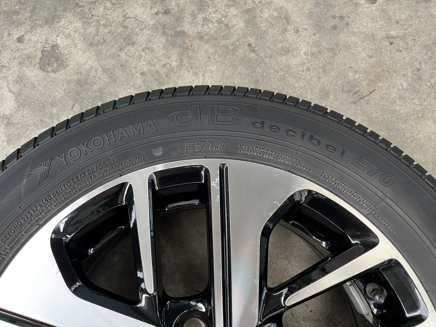 ✨ล้อแม็ก 5รู114✨Mitsu Xpander ขอบ 16 ดำหน้าเงา แถมยาง 205-55-16 Yokohama