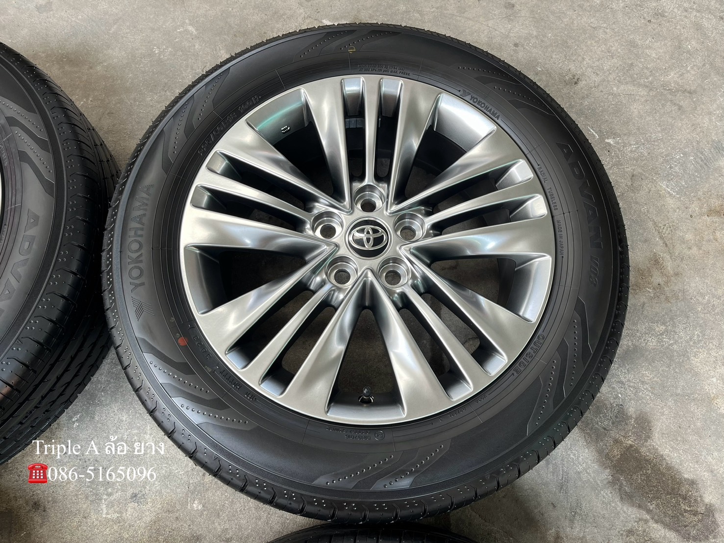 ✨ล้อแม็กพร้อมยางป้ายแดง✨Toyota Alphard (40-Series) รุ่นใหม่ล่าสุด ขอบ 18 สีไฮเปอร์💖สวยกริ๊บ💖