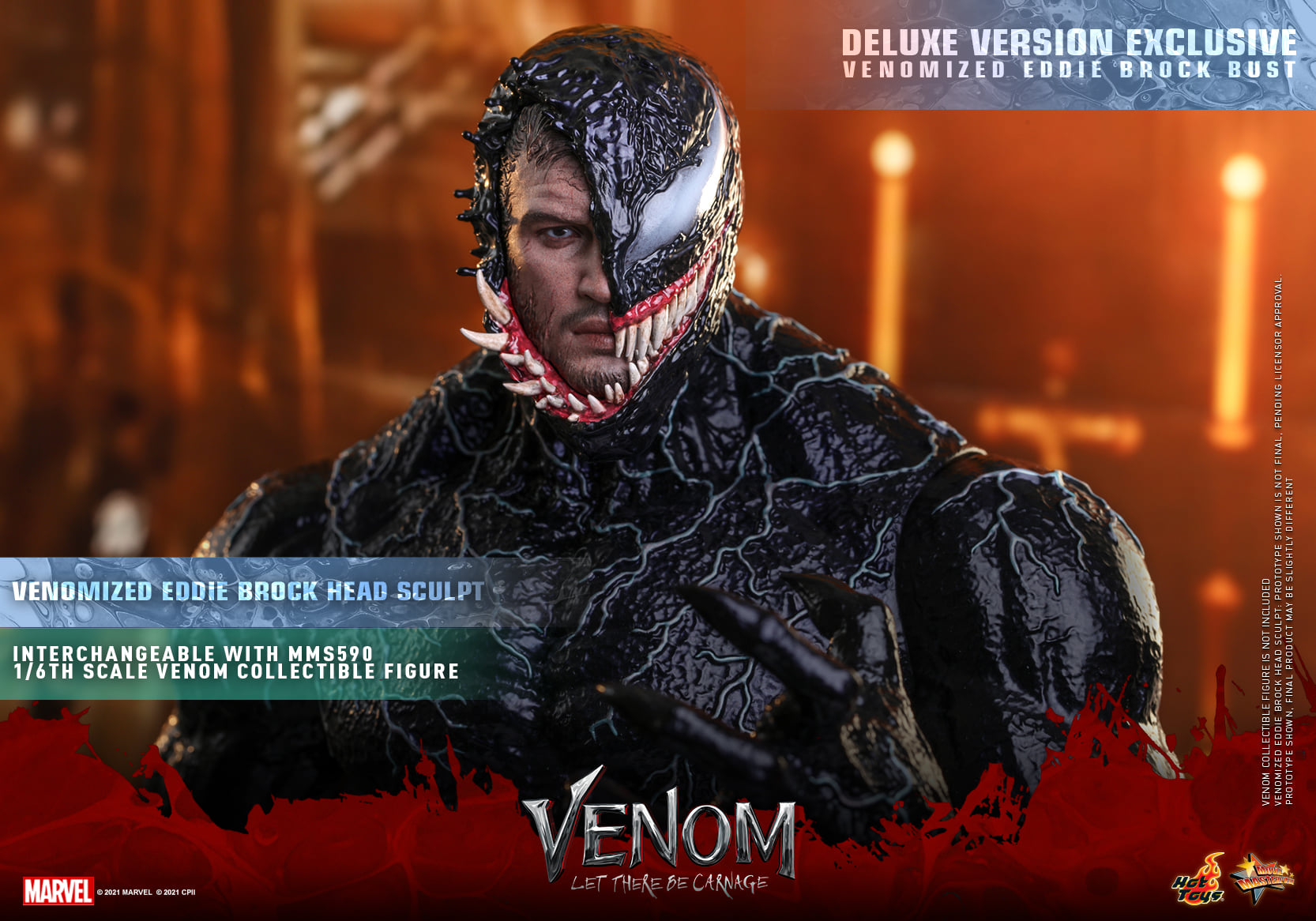 Hot Toys MMS620 1/6 Venom: Let There Be Carnage - Carnage (Deluxe Version)