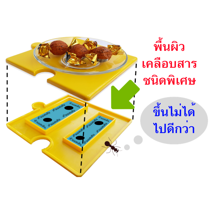 AntPad แผ่นรองกันมด แผ่นสีชมพู
