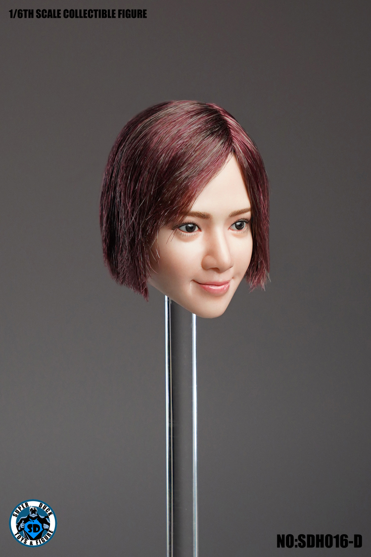 SUPER DUCK SDH016-D Short Red Hair Female Headsculpt