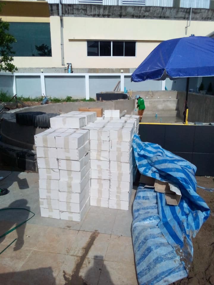 หิน Silver Grey หน้าเรียบ