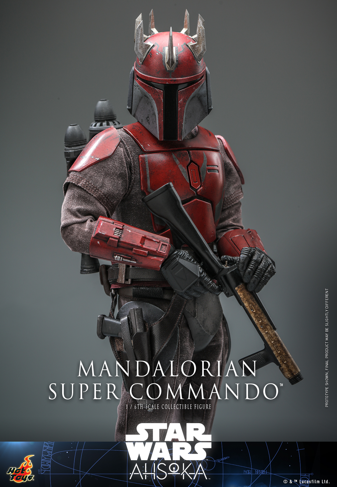 Hot Toys TMS127 1/6 Star Wars: Ahsoka™ - Mandalorian Super Commando™