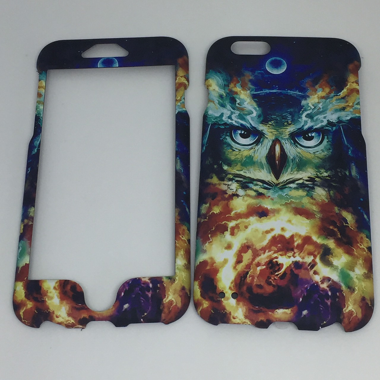 เคสคูทิส(Kutis)ไอโฟน6,6S(ลายนกในเปลวไฟ)มาใหม่ เคสประกบหน้า-หลัง เคสเรืองแสงเคสลายวินเทจ