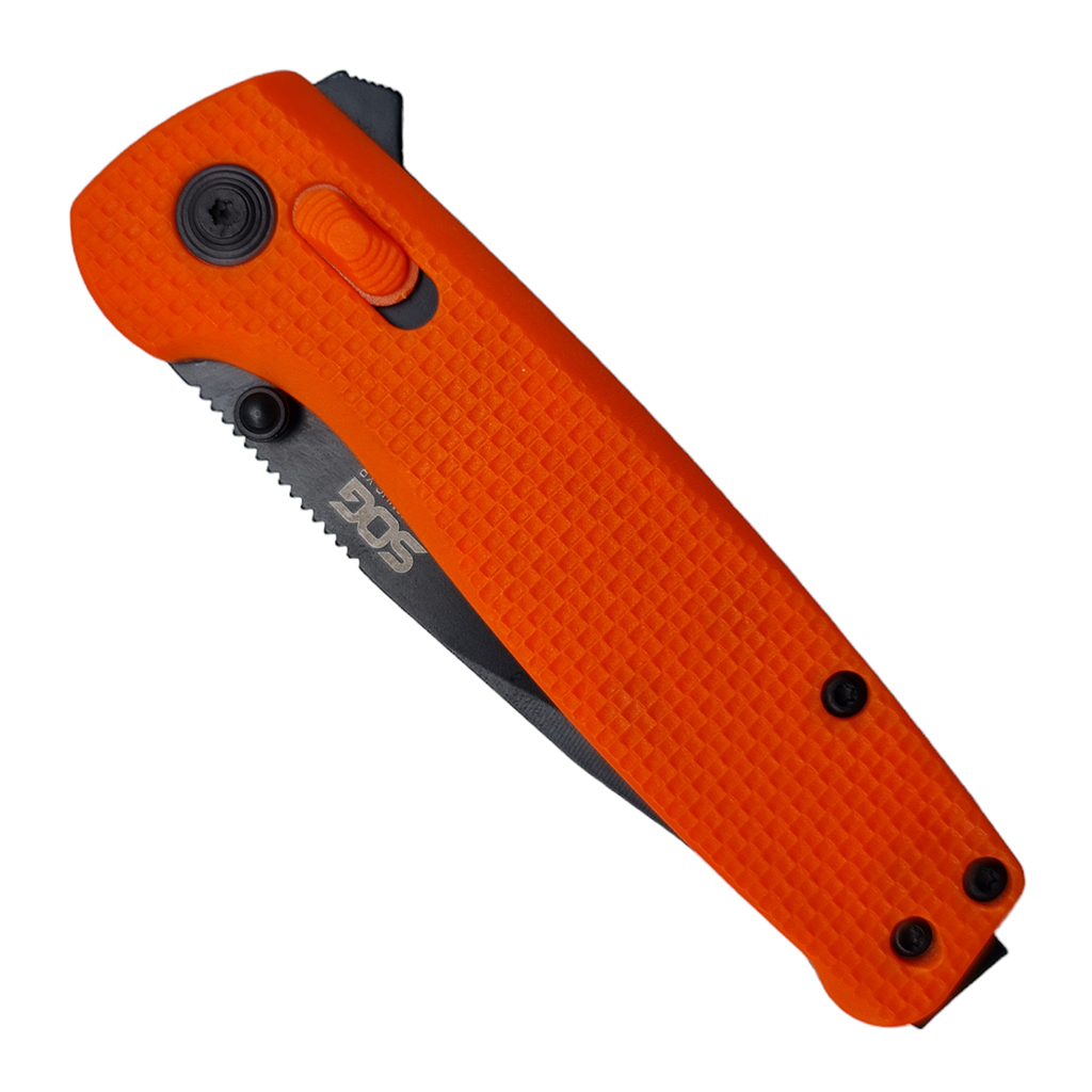 มีดพับ SOG Terminus XR Limited Series CRYO D2 ขนาด 7 นิ้ว (18 ซม.) สีส้ม