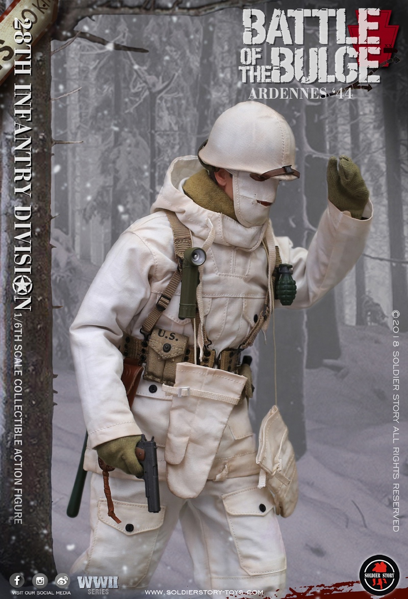 Soldier Story SS-111 WWII Series 28th Infantry Division 1/6 Battle of the Bulge - Ardennes '44