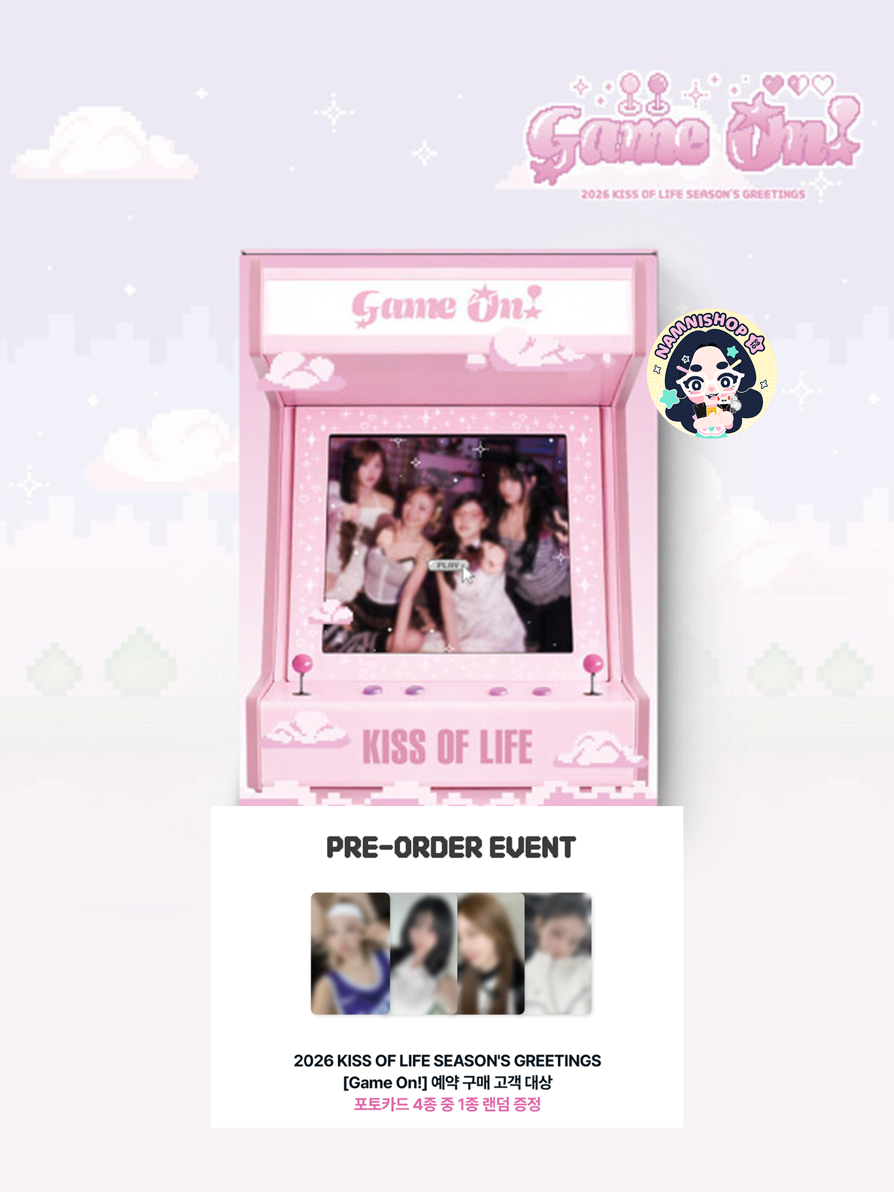 [PRE] {Pre-order GIFT} KISS OF LIFE - 2026 SEASONS GREETINGS Game On