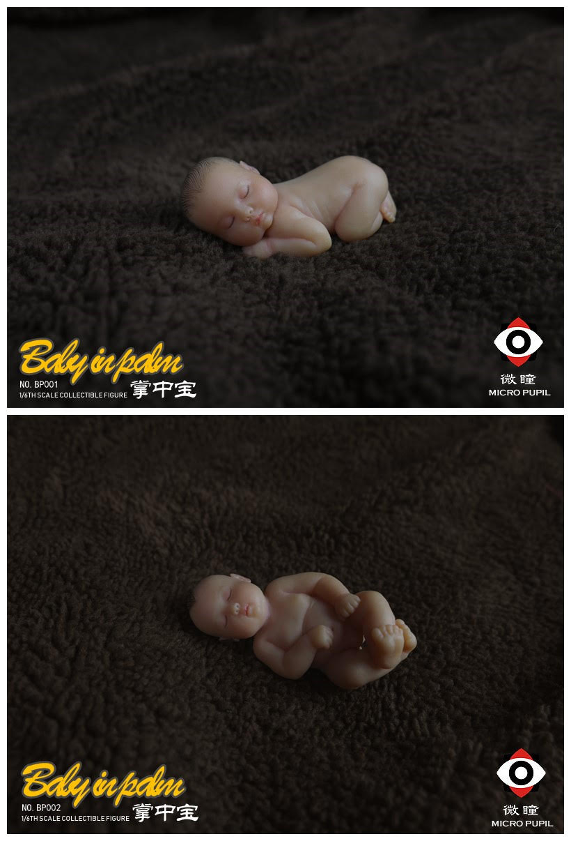 MICRO PUPIL BP001 & BP002 1/6 Baby in palm