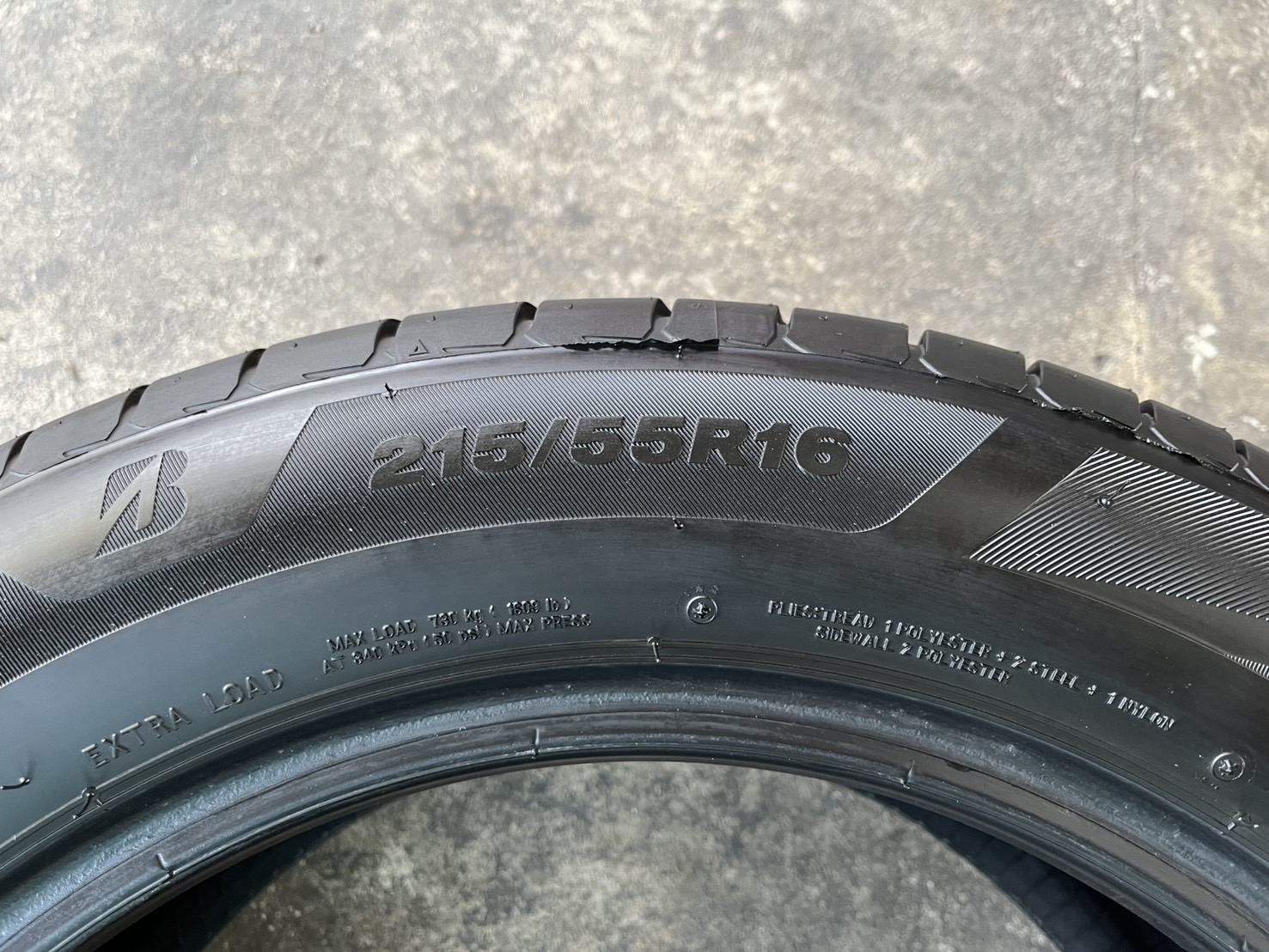 ✨ยาง✨215-55-16 Bridgestone💥ปี 25💥สภาพน้องๆยางใหม่💖ใช้งานมาน้อย