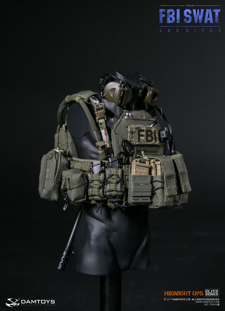 DAMTOYS No.78044 FBI SWAT TEAM AGENT - SAN DIEGO