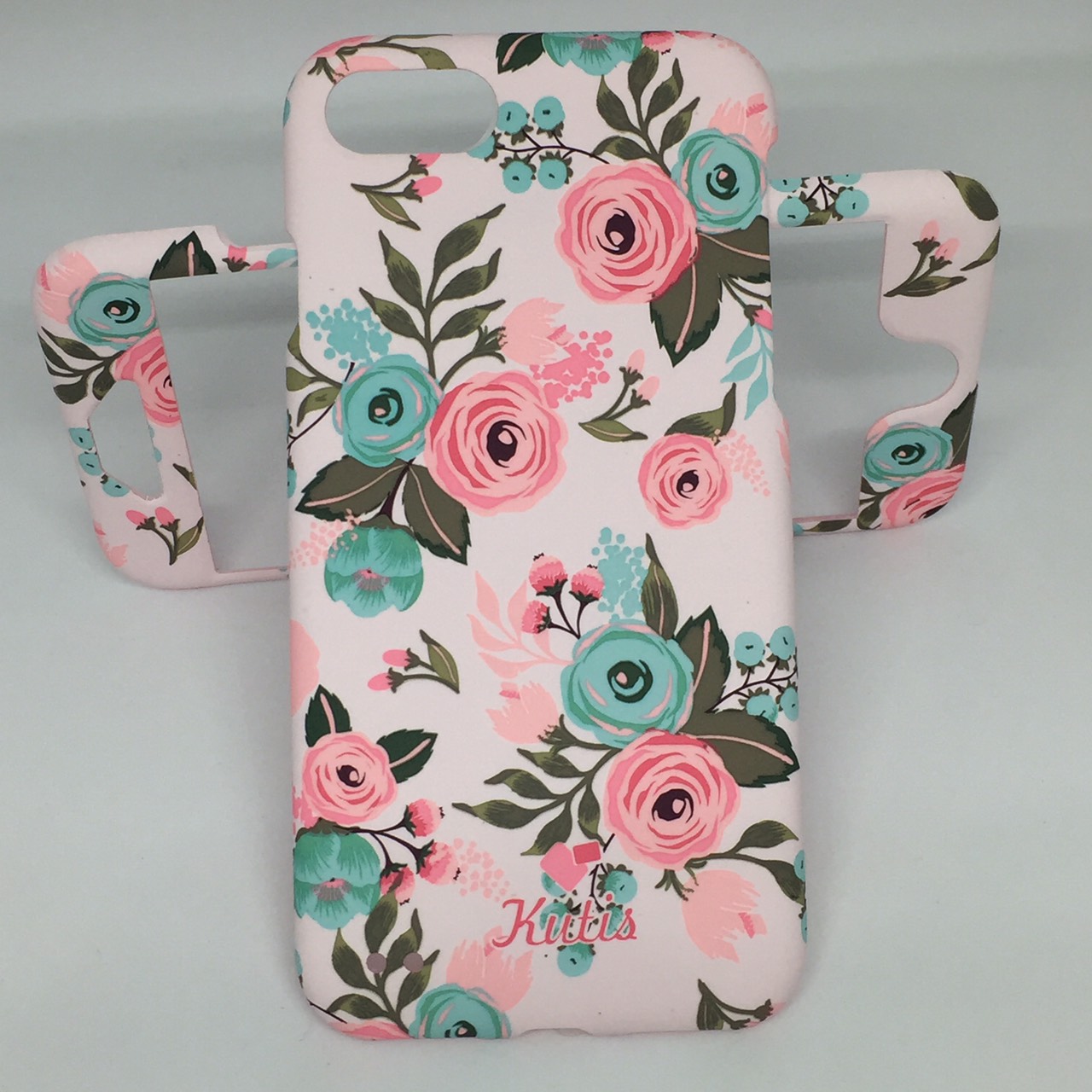 เคสคูทิส (Kutis) ไอโฟน7,8 (ลายดอกไม้)มาใหม่ เคสประกบหน้า-หลัง