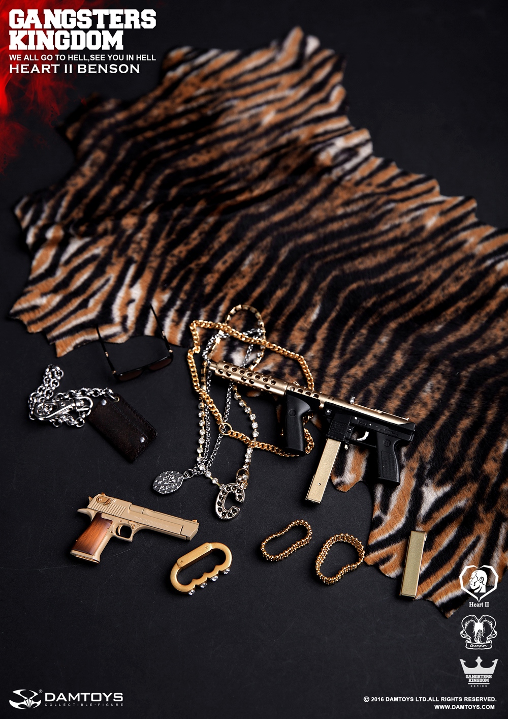 DAMTOYS GK013 16 Gangsters Kingdom - Heart II Benson