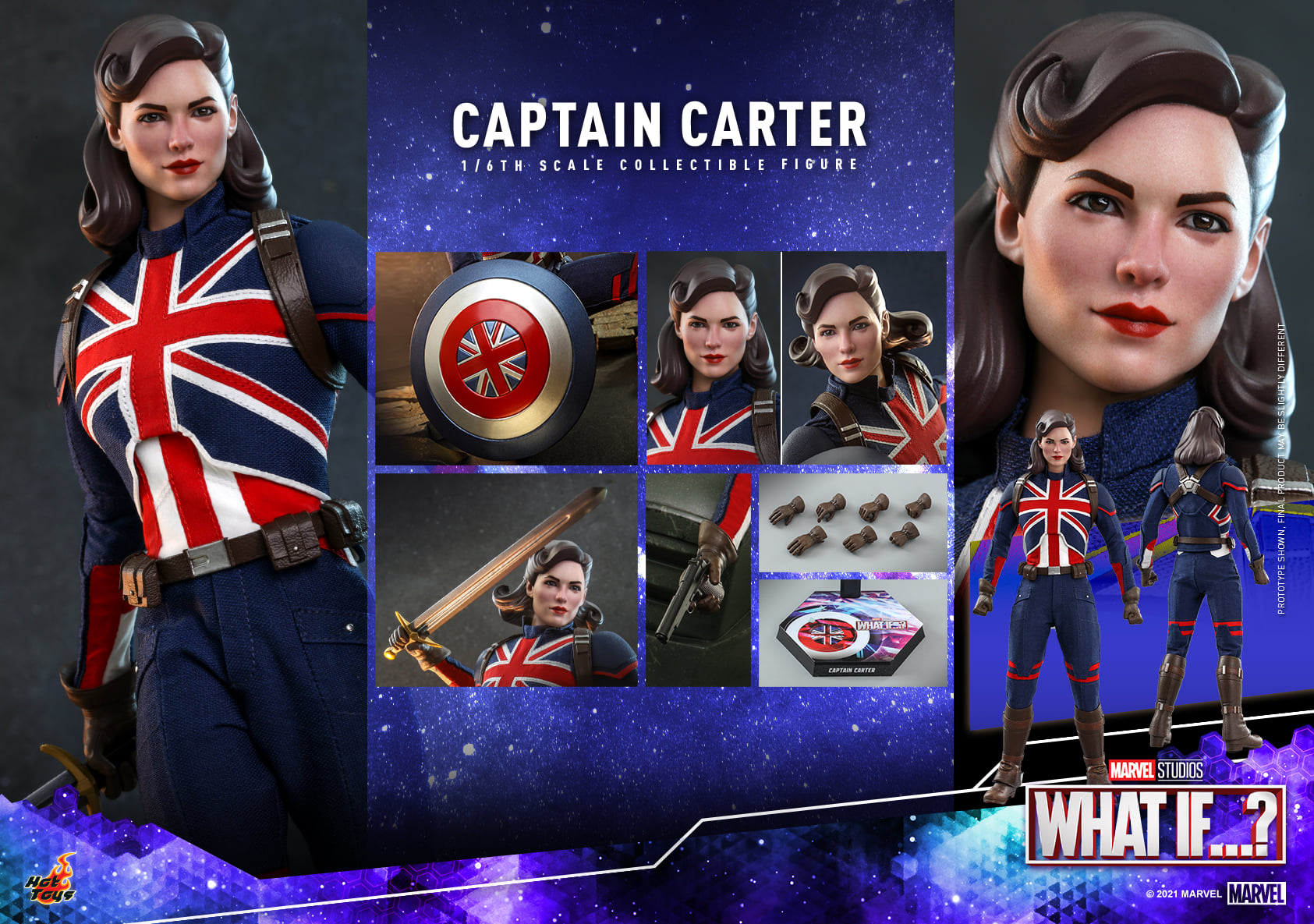 Hot Toys TMS059 1/6 What If... - Captain Carter