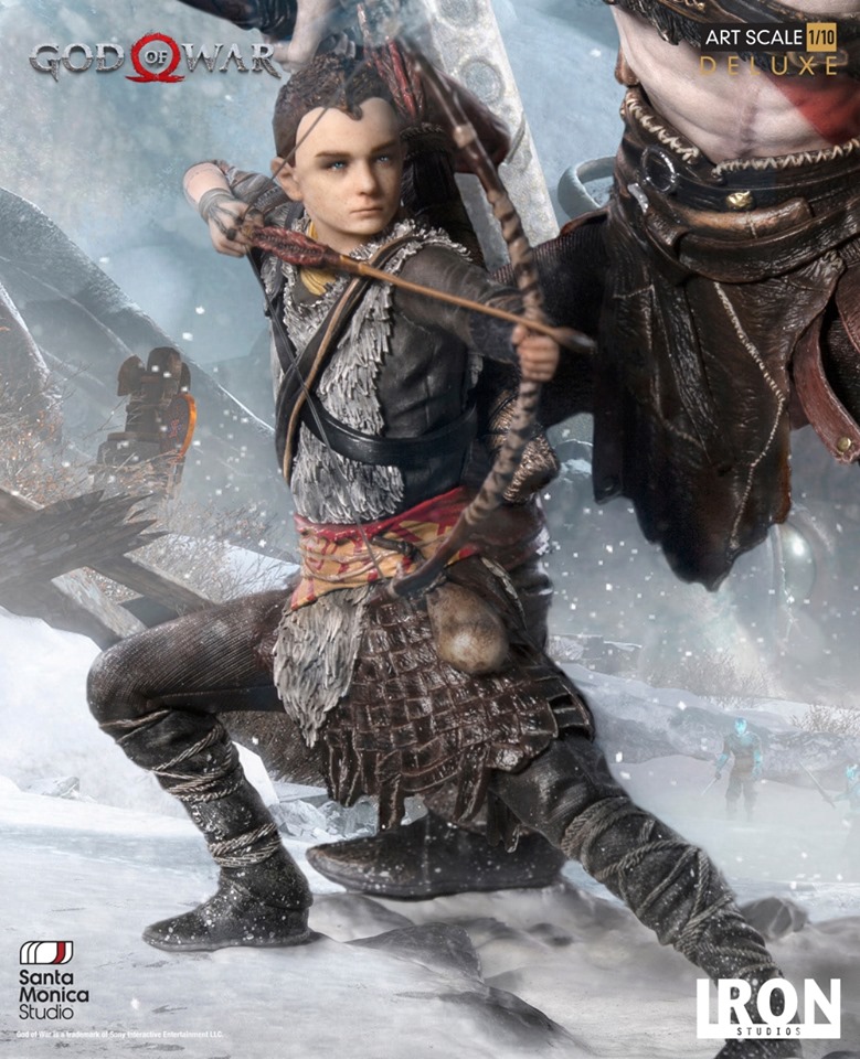 Iron Studios BDS Deluxe Art Scale 1/10 God of War 4 - Kratos and Atreus