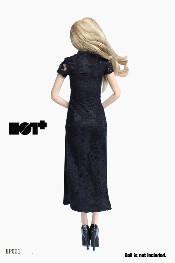 HotPlus HP051 Black Lace Chi-pao