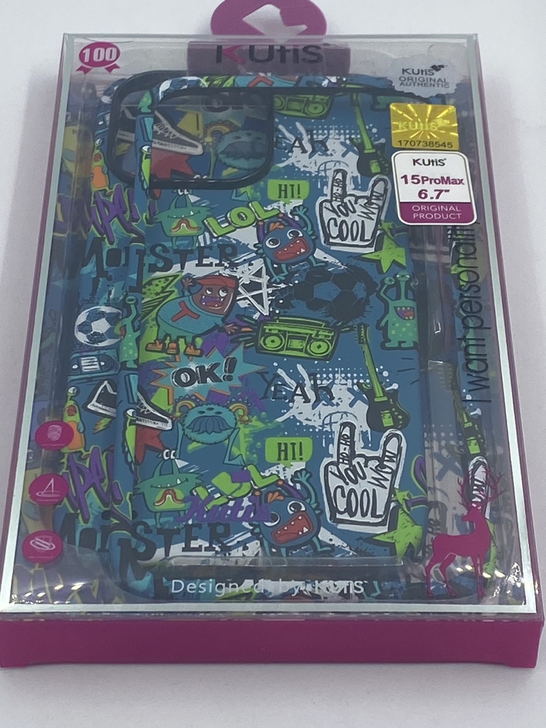 เคสคูทิส(Kutis)เคสไอโฟน15PROMAX(ลายMONSTER)มาใหม่ เคสประกบหน้า-หลัง เคสเรืองแสง เคสลายวินเทจ ร้านSuperhero Klongthom