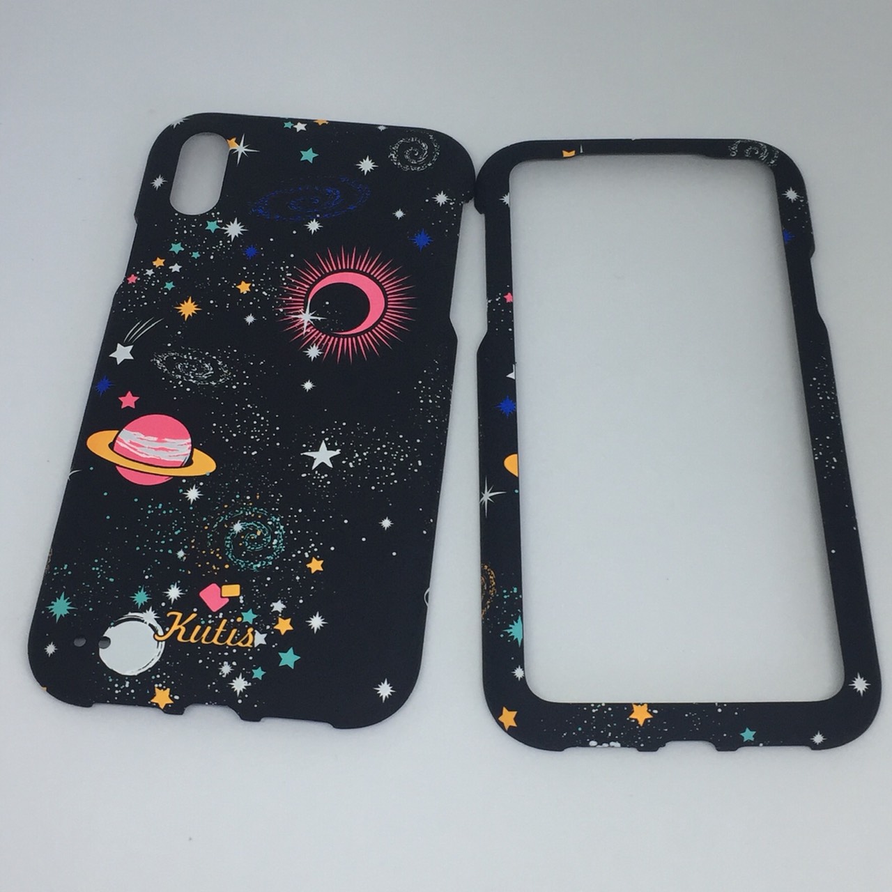 เคสคูทิสKutisไอโฟนXR(ลายอวกาศ)มาใหม่ เคสประกบหน้า-หลัง เคสเรืองแสง เคสลายวินเทจ ร้านSuperhero Klongthom