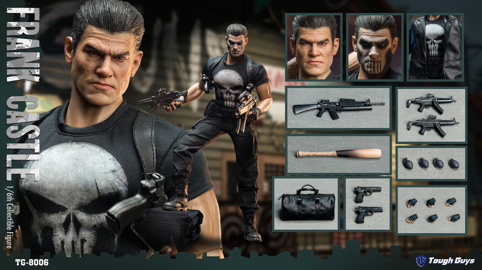 Tough Guys TG-8006 1/6 Frank Castle
