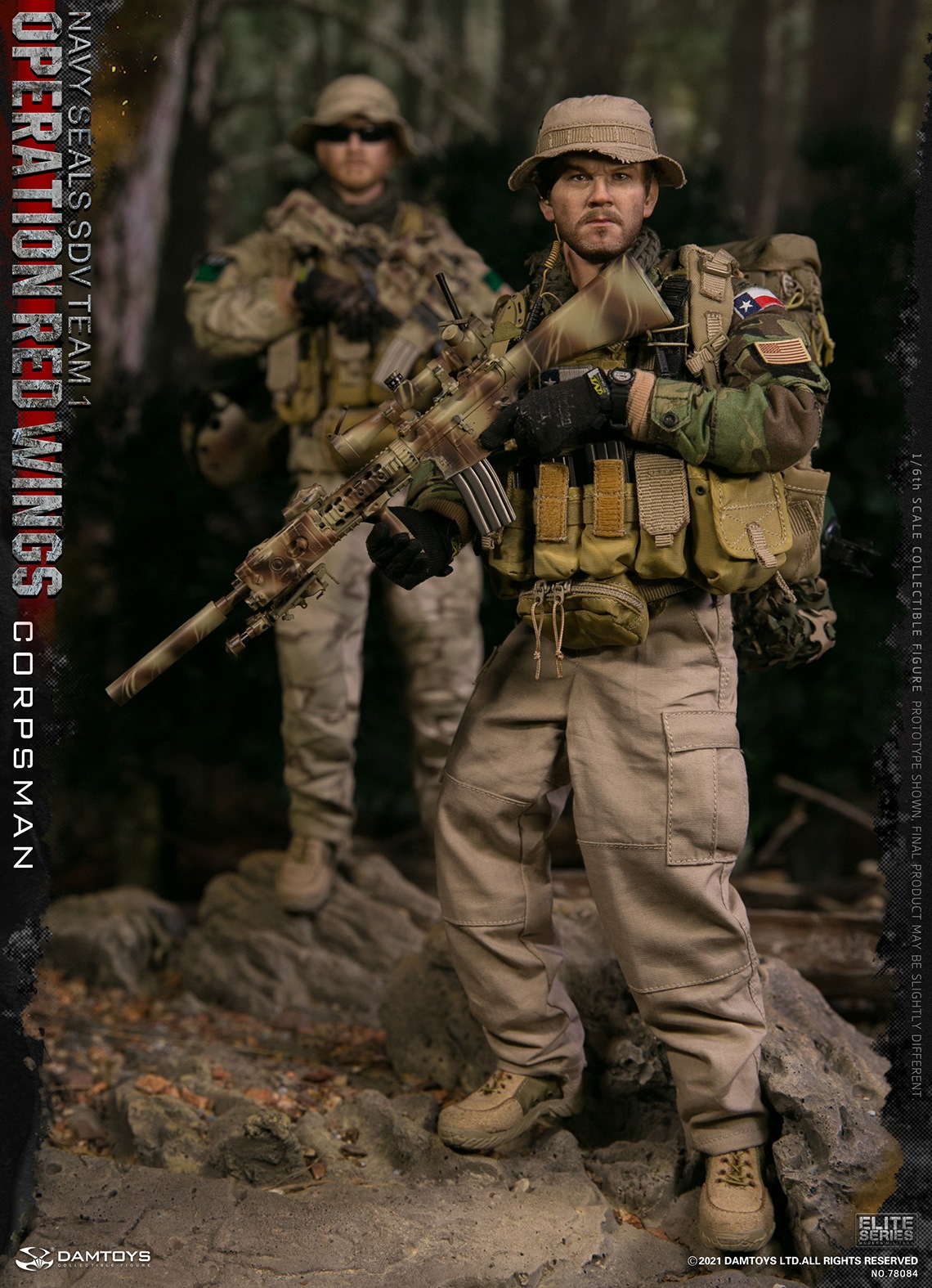 DAMTOYS 78084 1/6 Operation Red Wings: Navy Seals SDV Team 1 - Corpsman