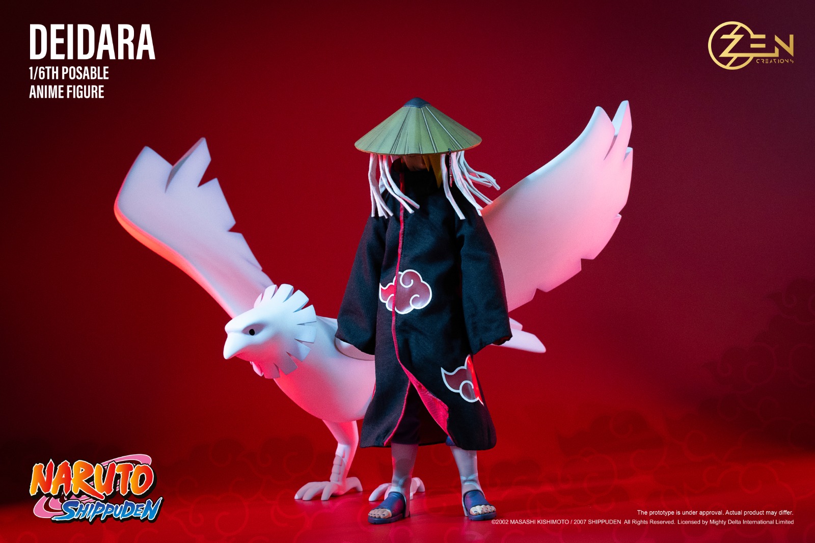 Zen Creations PAF004S Posable Anime Figure (PAF) Deidara (Standard Version)