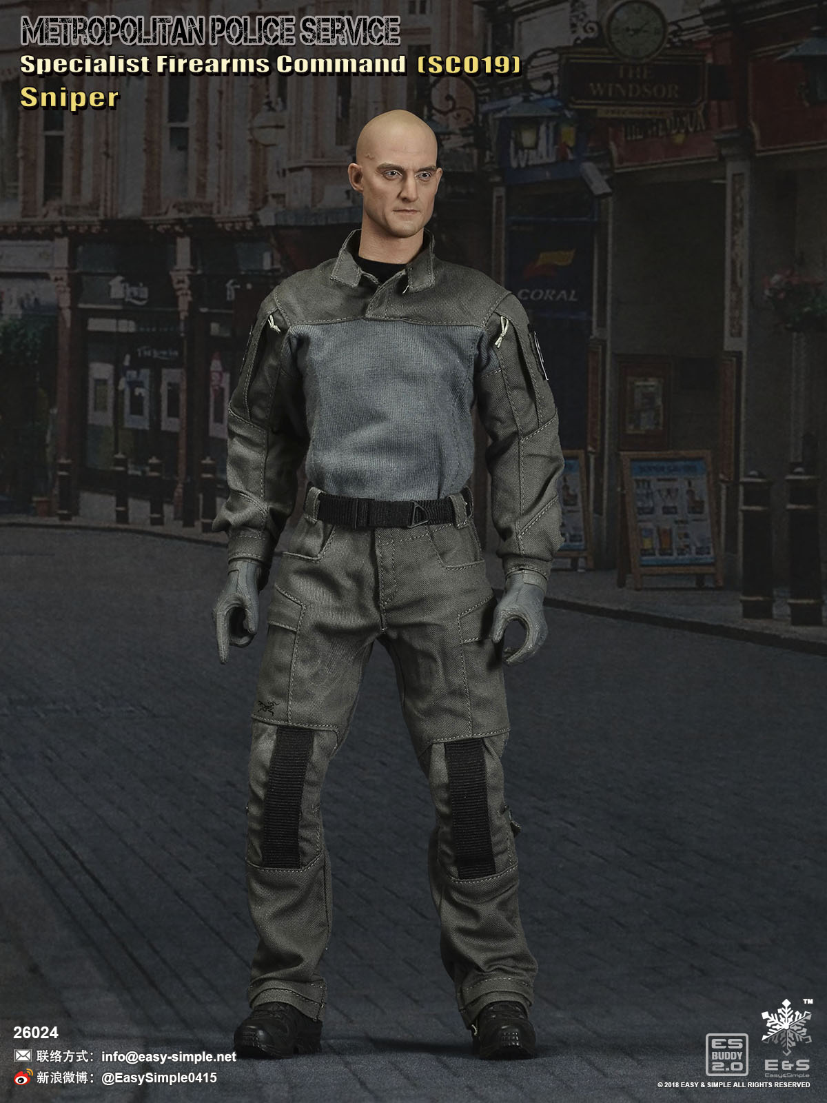 Easy&Simple 26024 British Specialist Firearms Command SCO19 Sniper