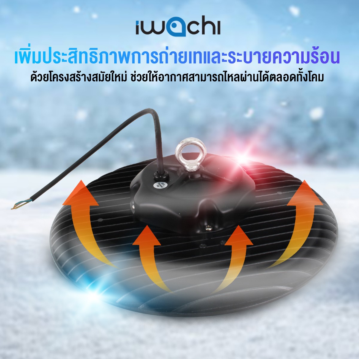 โคมไฮเบย์ รุ่น UFO-J LED 200w แสงขาว
