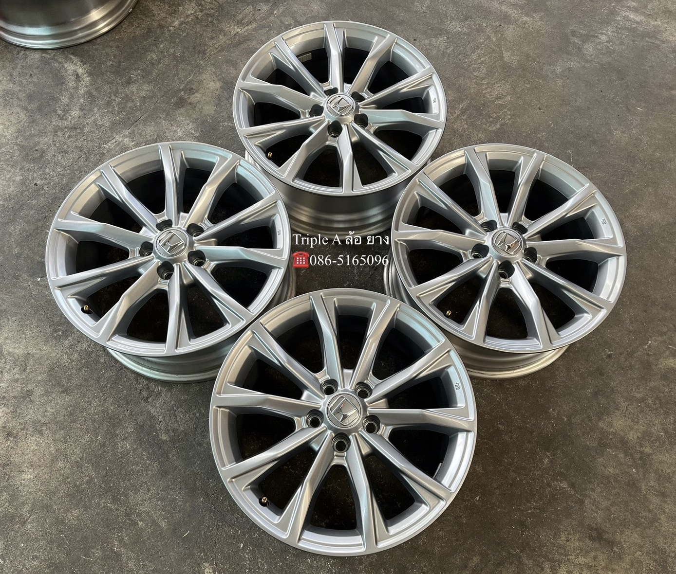 ✨ล้อแม็กป้ายแดง 5รู114✨Honda CRV G6 รุ่นใหม่ล่าสุด ขอบ 18💖สวยกริ๊บ💖